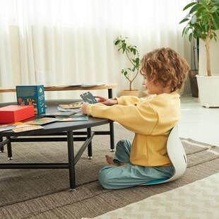 韩国进口Curble可柔伴 儿童护腰坐垫kids矫姿椅子防驼背靠垫腰靠