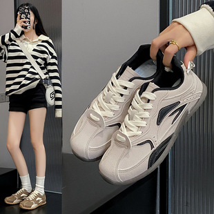 【特妮娜】复古阿甘鞋 2024秋季新款ins韩版老爹鞋运动跑步鞋女鞋