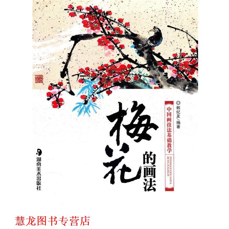 【正版书籍】 ＊中国画技法基础教学－－梅花的画法 韩纪友 湖南美术出版社
