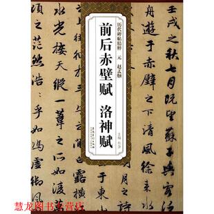 【正版书籍】 历代碑帖精粹 元 赵孟頫前后赤壁赋 洛神赋 杜浩 安徽美术出版社