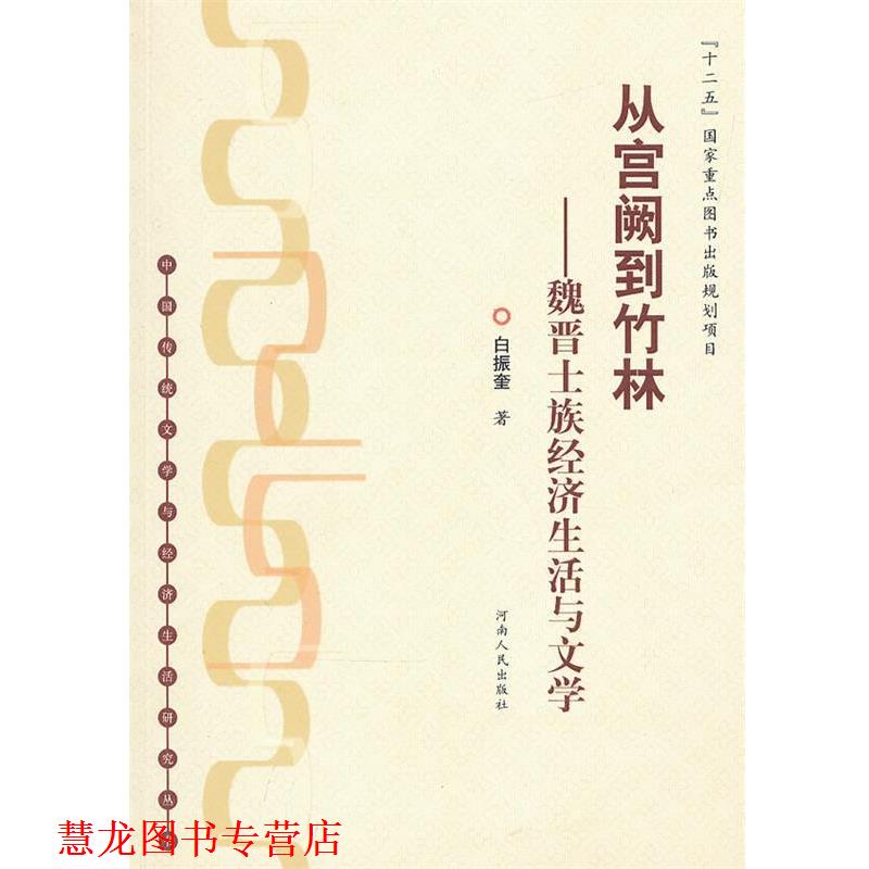 【正版书籍】 从宫阙到竹林--魏晋士族经济生活与文学 白振奎　著 河南人民出版社