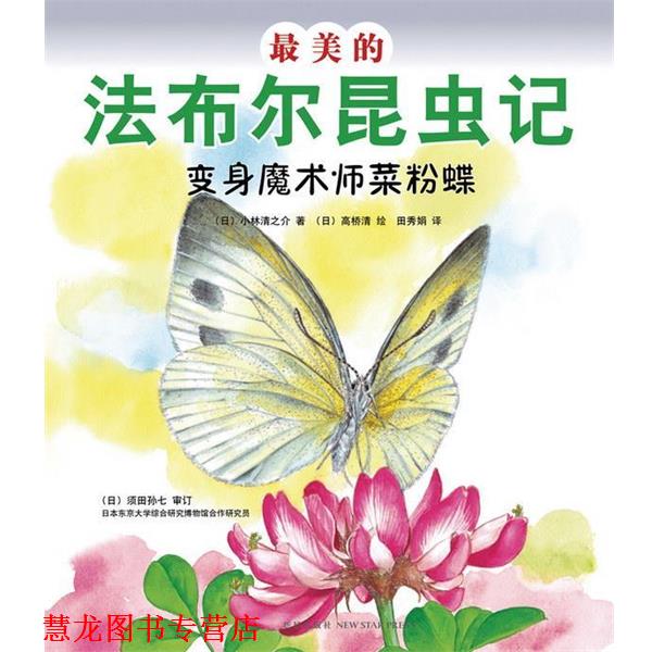 【正版书籍】 的法布尔昆虫记:变身魔术师菜粉蝶 (日)小林清之介 新星出版社