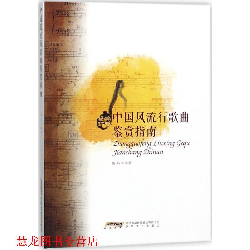 【正版书籍】 中国风流行歌曲鉴赏指南 施咏 著 安徽文艺出版社