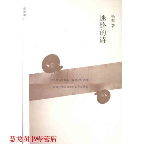 【正版书籍】 迷路的诗 杨照 广西师范大学出版社