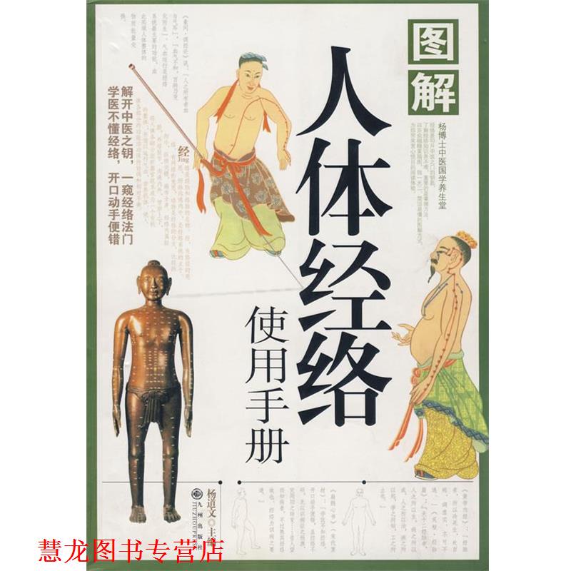 【正版书籍】 图解人体经络使用手册 杨道文　主编 九州出版社