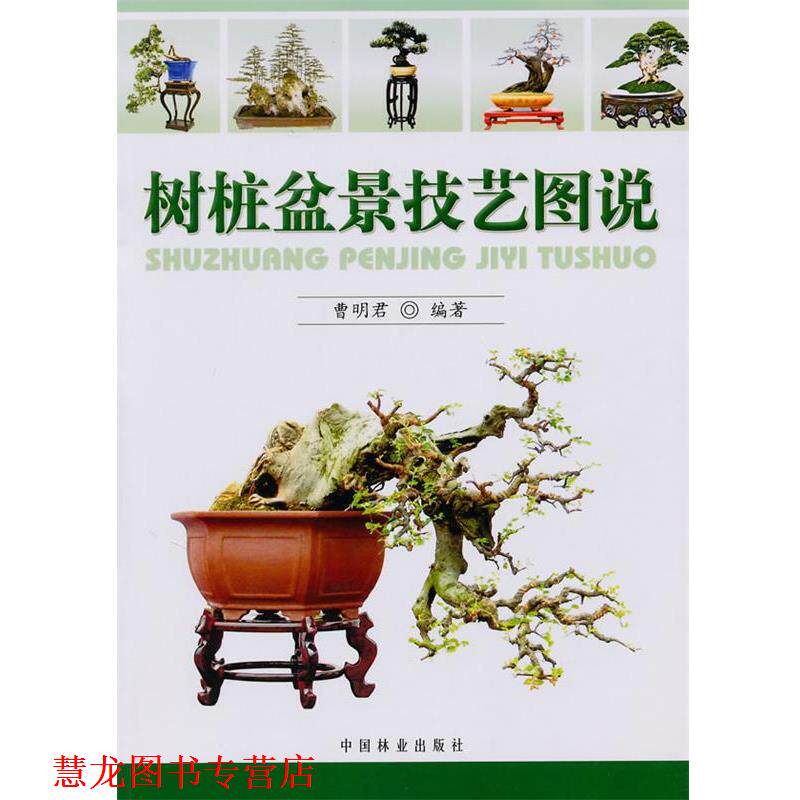 【正版书籍】 树桩盆景技艺图说 曹明君　编著 中国林业出版社