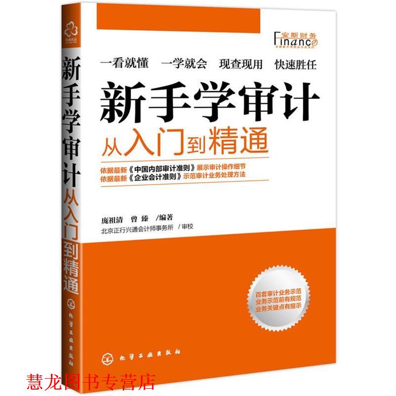 【正版书籍】 新手学审计:从入门到精通 庞祖清,曾臻 编著 化学工业出版社