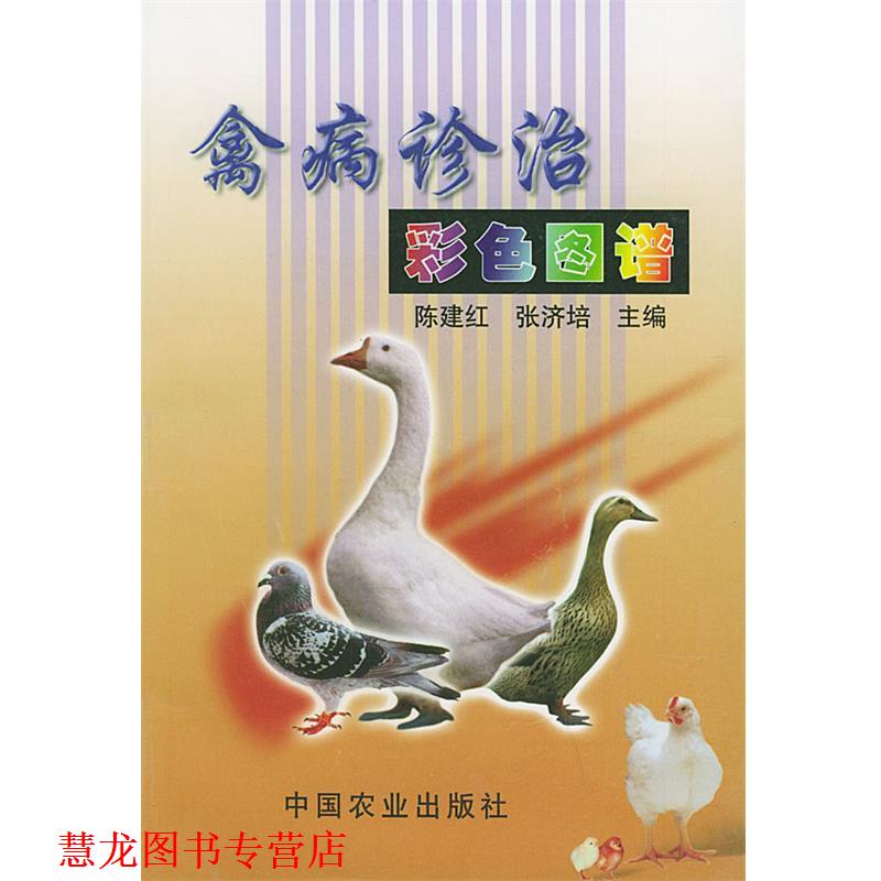 【正版书籍】 禽病诊治彩色图谱 陈建红,张济培 主编 中国农业出版社