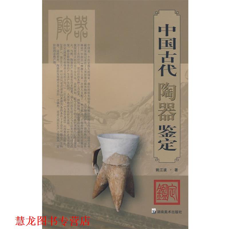【正版书籍】 中国古代陶器鉴定 姚江波 著 湖南美术出版社