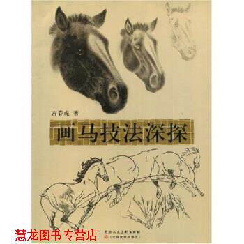 【正版书籍】 画马技法深探 宫春虎 著 天津人民美术出版社