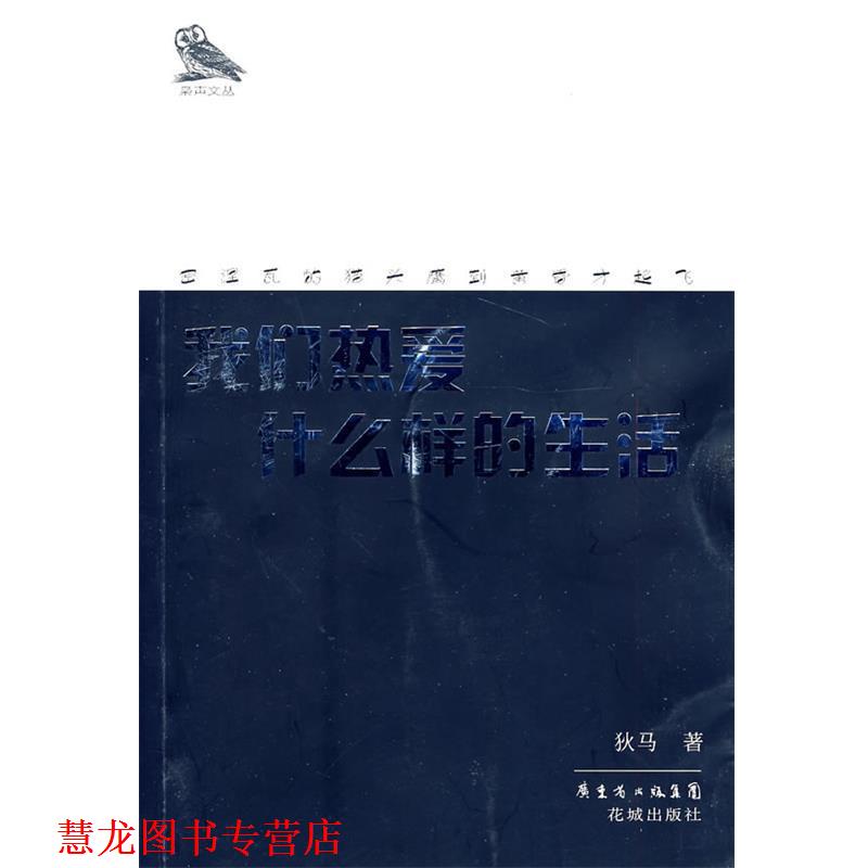 【正版书籍】 我们热爱什么样的生活 狄马 花城出版社