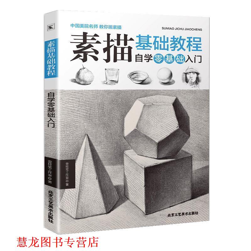 【正版书籍】 素描基础教程 自学零基础入门 壹枝笔工作室 北京工艺美术出版社