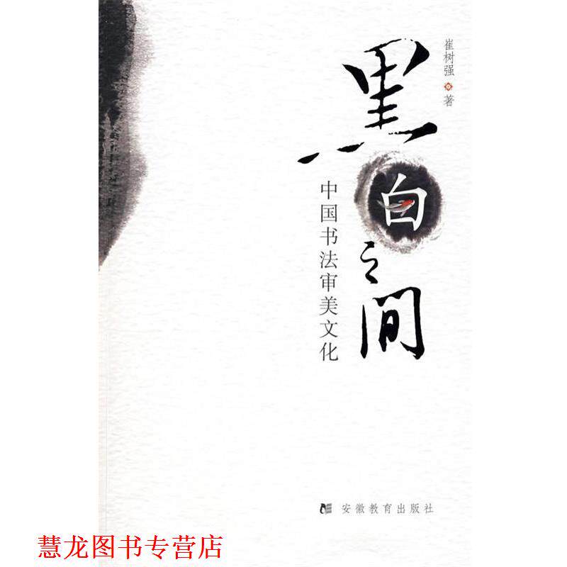 【正版书籍】 黑白之间:中国书法审美文化 崔树强 著 安徽教育出版社