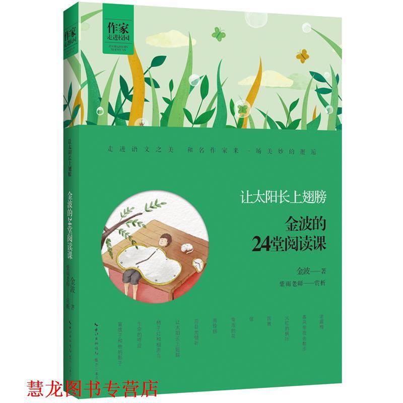 【正版书籍】 让太阳长上翅膀-金波的24堂阅读课 金波