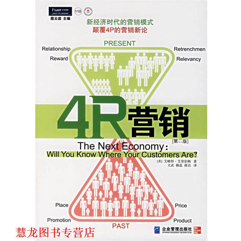 【正版书籍】 4R营销:颠覆4P的营销新论 (美)艾登伯格 著,文武,穆蕊,蒋洁 译 企业管理出版社