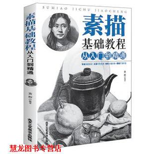 素描基础教程 从入门到精通 黄辉 北京工艺美术出版 书籍 著 社 正版