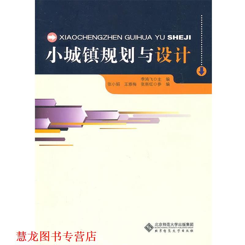 【正版书籍】 小城镇规划与设计 李鸿飞　主编 北京师范大学出版社