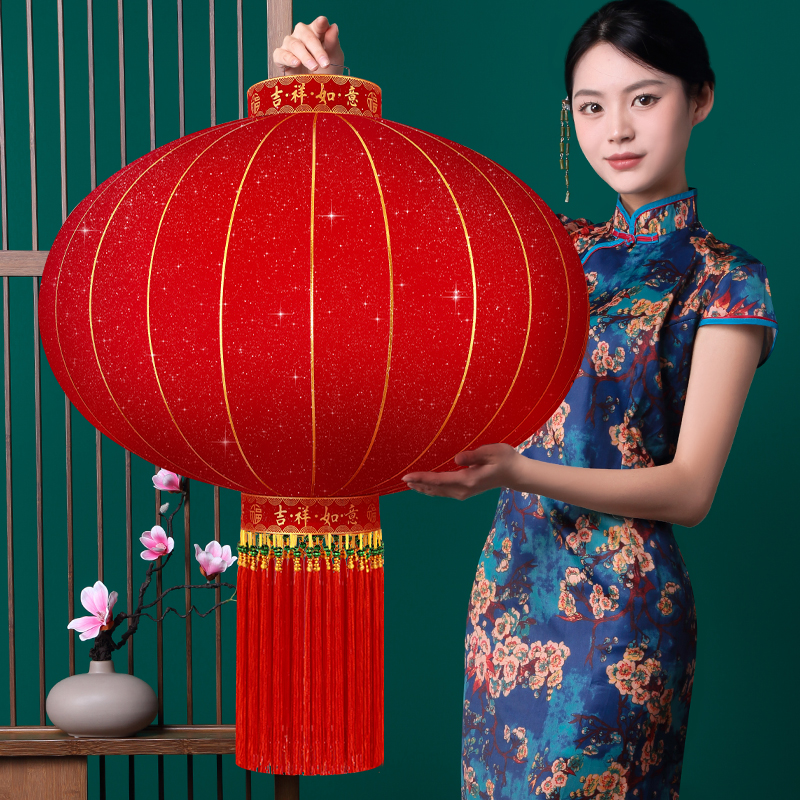 大红灯笼2023新款大门口一对