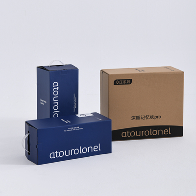 XC2026慢回弹记忆枕高质量礼盒包装家用舒适护颈枕