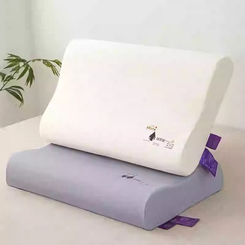 B玻尿酸乳胶记忆枕美容护肤A类单人双人枕芯护颈枕