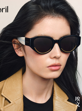 April-EVAN2025SS高智感法式浪漫猫眼度假风防紫外线太阳镜墨镜