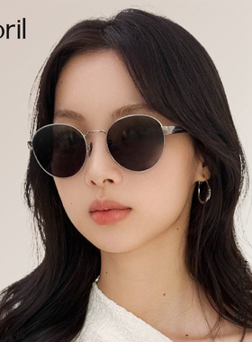 April-LUCENT明曜25秋冬新品复古超轻钛架时髦瘦脸防紫外线太阳镜