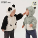 papa爬爬秋冬季 抱抱绒 男女宝加绒外套动物造型婴儿保暖上衣