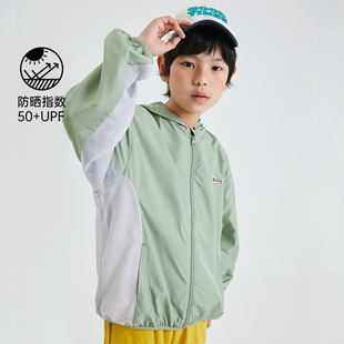 【UPF50+】mipo夏季儿童薄外套奥莱outlets男女童防晒衣户外运动