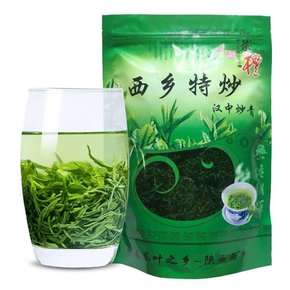 西乡特炒高山绿茶汉中炒青绿茶陕西汉中茶叶陕青茶陕南浓香耐泡