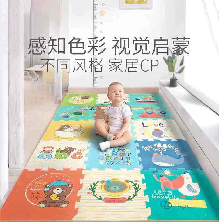 高端儿童爬行垫加厚无毒无味宝宝拼接地垫婴儿童家用爬爬垫游戏垫