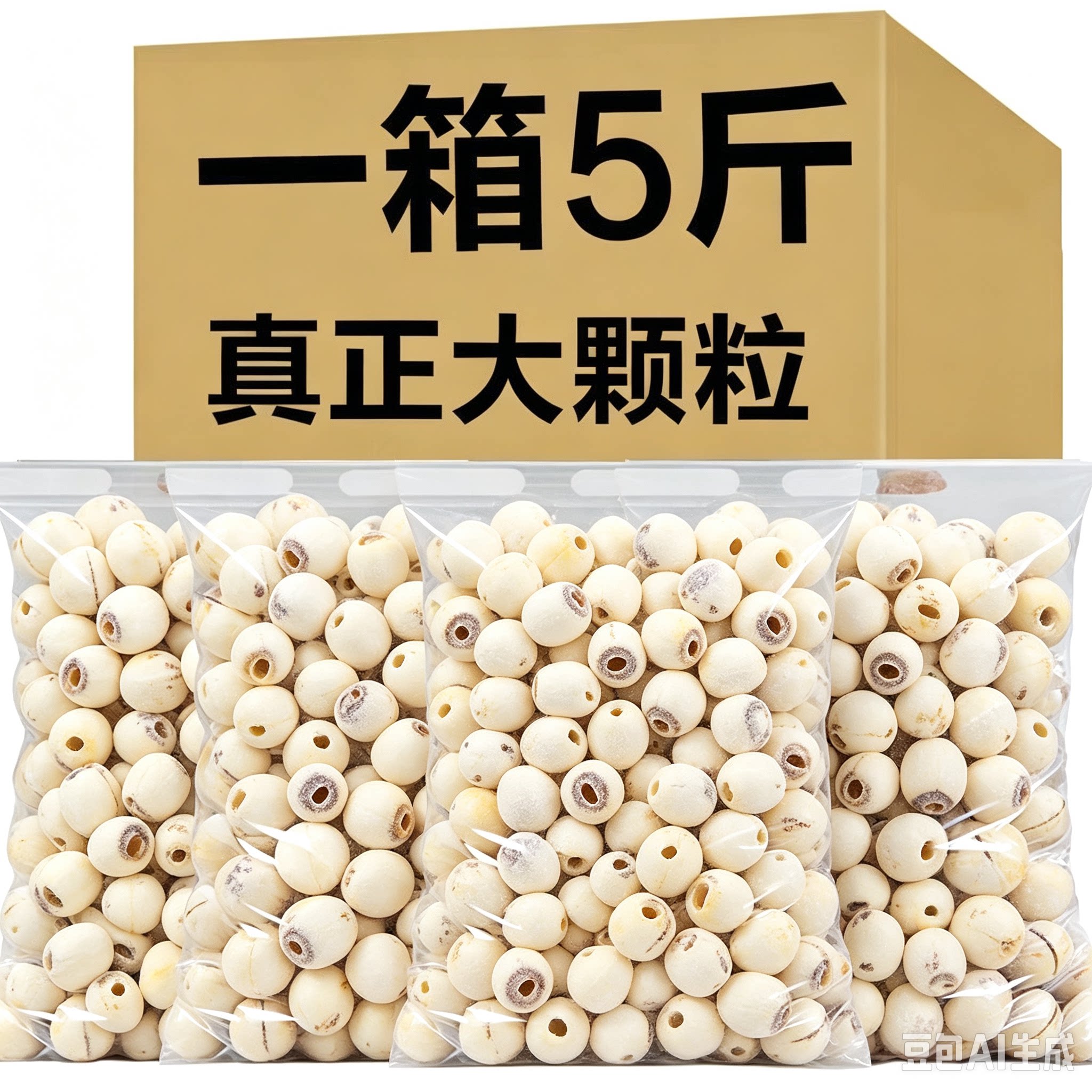 2026正宗莲子新鲜野生去皮去芯白莲子无硫磨皮带芯白莲子百合煲汤