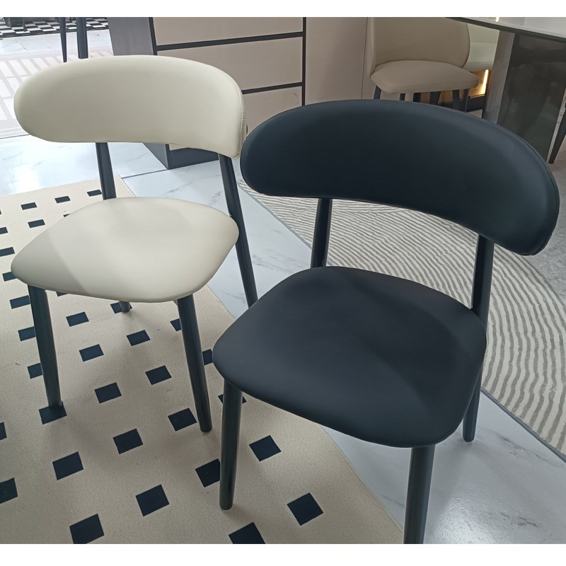 实木岩板餐桌意式轻奢家用现代简约小户型白蜡木餐桌椅组合长方形