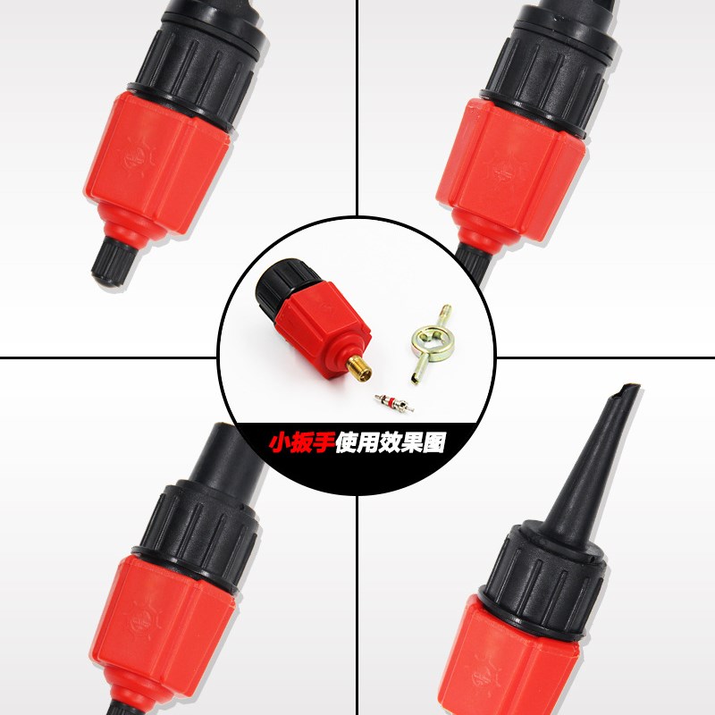 SUP桨板气阀转接头多功能转换头皮划艇橡皮艇充气帐篷充气床适用