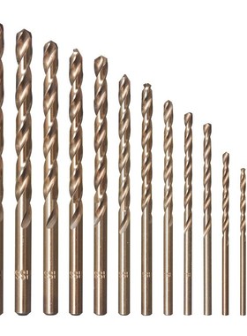 13pcm35含钴麻花钻套装 1.5-6.5mm高速钢钻头