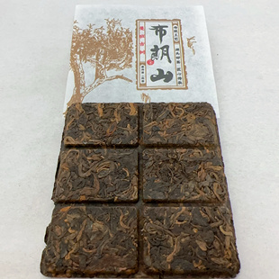 拍十片赠送一小方盒 30g熟茶布朗山曼班古树19年普洱便携小方片