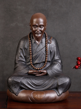 陶瓷弘一法师佛像摆件家居玄关