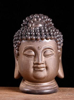 新中式大号慈悲佛头佛首佛像