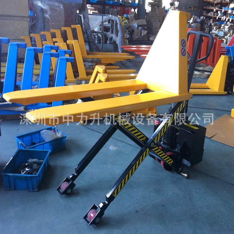 1运.叉5吨光电感应电动剪高起升搬叉车液压托盘工位车RDC自动升高