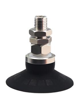 怡合达工业直立真空口接管平形吸盘 WEJ03 WEM11 WEM12-2白色黑色