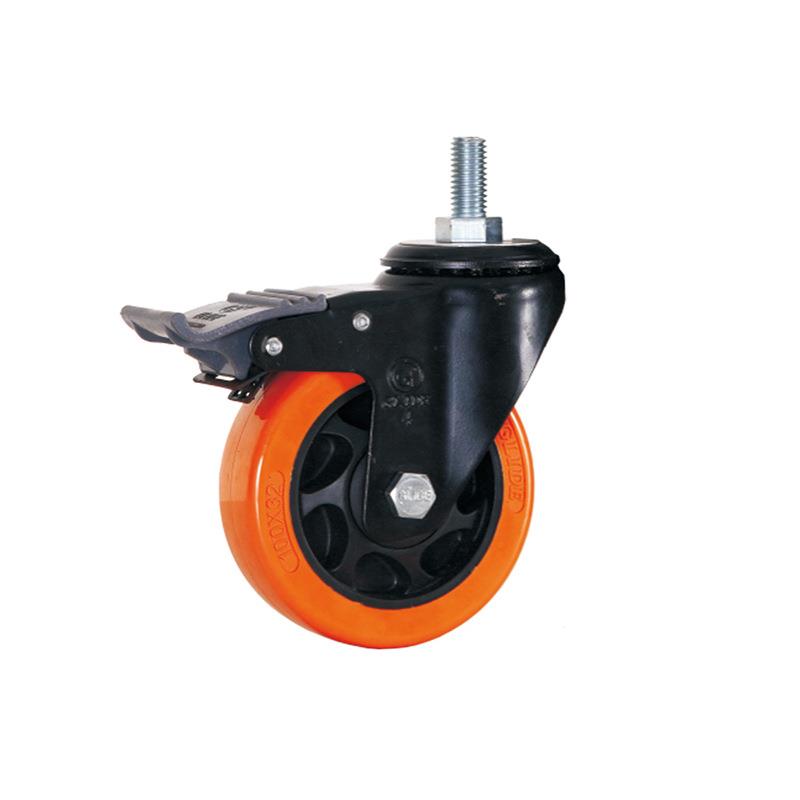 工业脚轮CDM01/CDM11/CDM21-D75/D100/D125/D150-N/P/U丝杆活动型