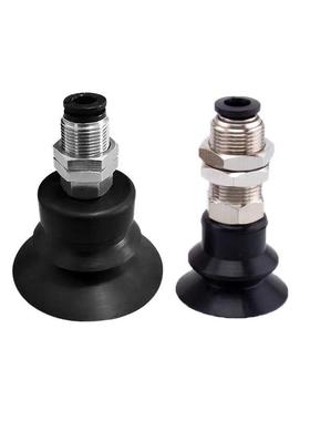 怡合达工业直立真空接管风琴形吸盘 WEJ03 WEM31 WEM32-6白色黑色