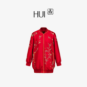 HUI卉枝繁叶茂金铃花休闲外套 非遗刺绣