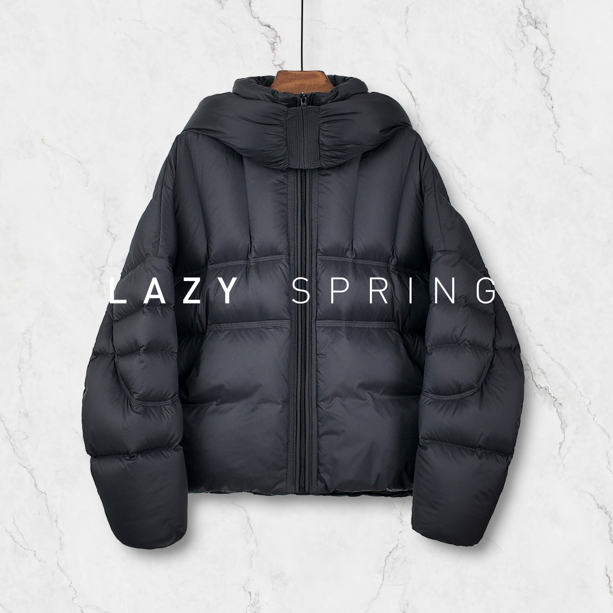 【 格格来了】时尚保暖连帽立领鹅绒服ZF213