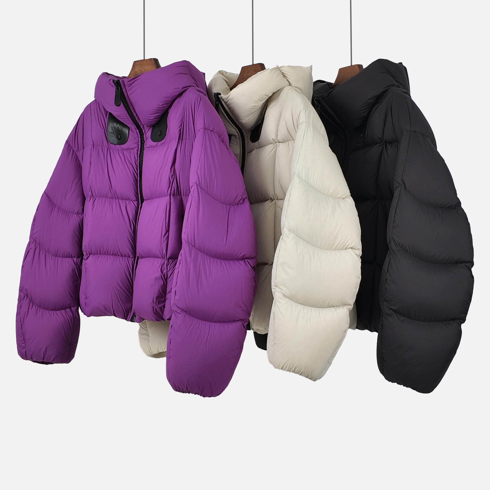 【格格来了】冬季时尚百搭短款微O廓休闲羽绒服ZS979