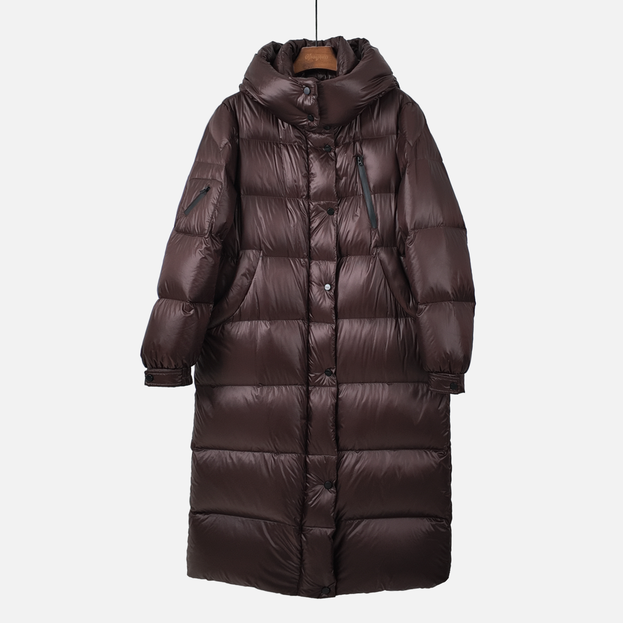 【 邢康莉甄选】长款直身廓形鹅绒服ZS553