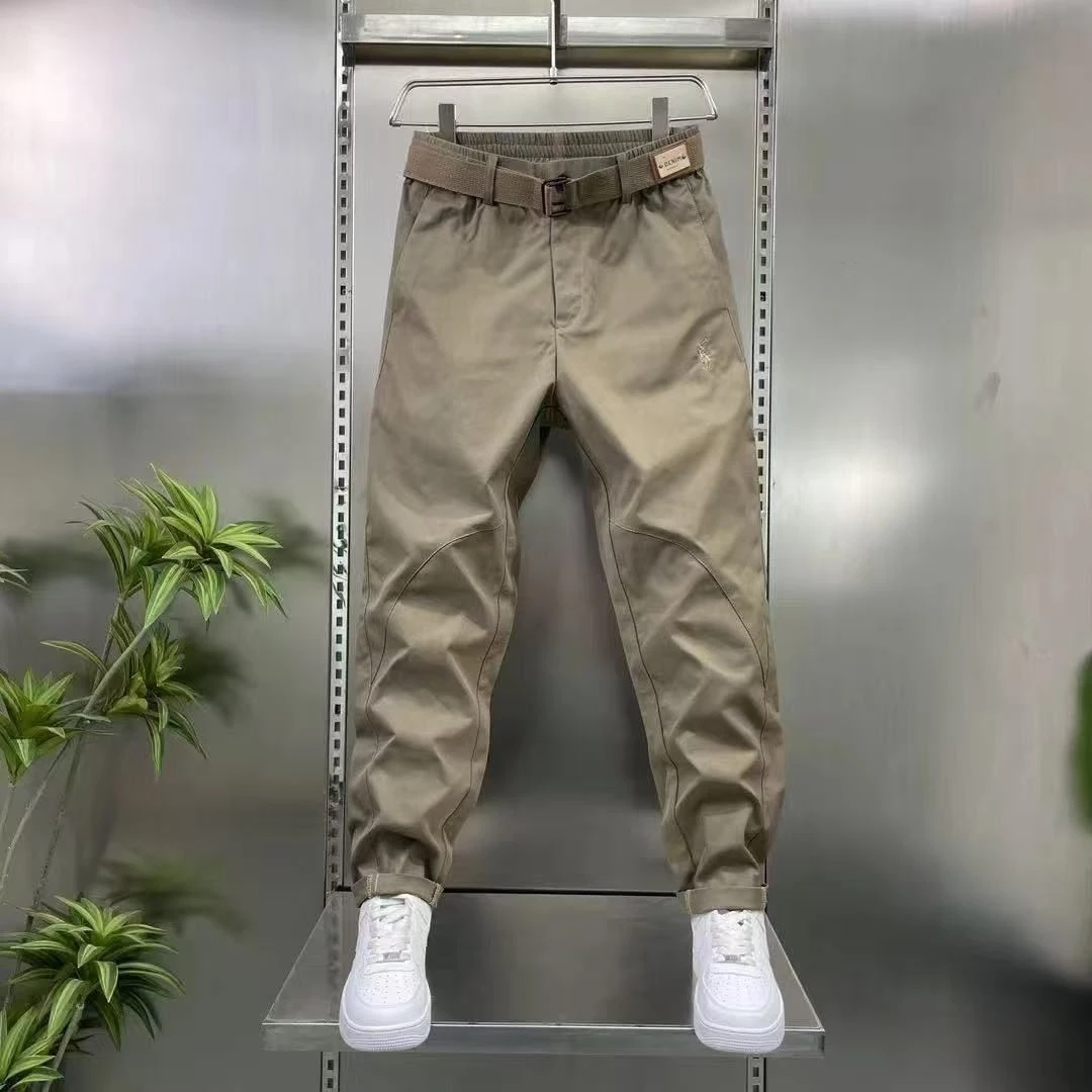 2026春夏新款男士休闲工装风慵懒风通勤户外登山弹力百搭男款长裤