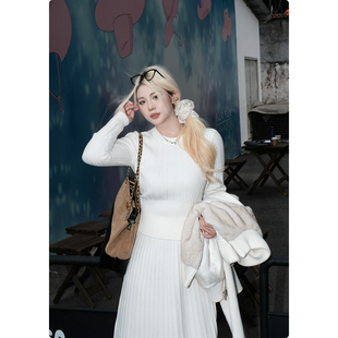 上衣 韩系温柔风针织毛衣女显瘦秋冬短款 糯米子 柔柔邂逅上衣