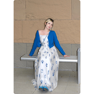 春夏长裙微胖大码 吊带连衣裙女2026新款 胖mm裙子 夏日氛围 糯米子