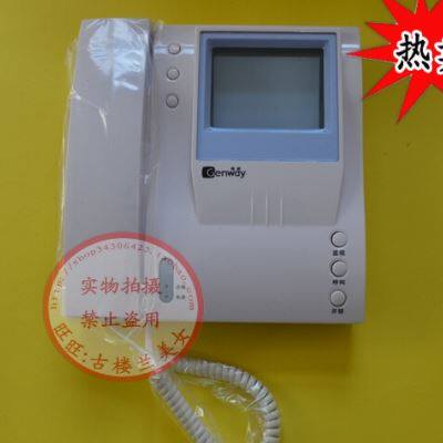 振威楼宇对讲安防黑白可视分机3500cm02nerm手柄可视对讲门铃