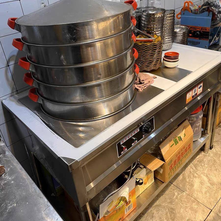 包子售卖保温台电加热自动恒温馒头蒸包售卖台带抽屉保温车可定做